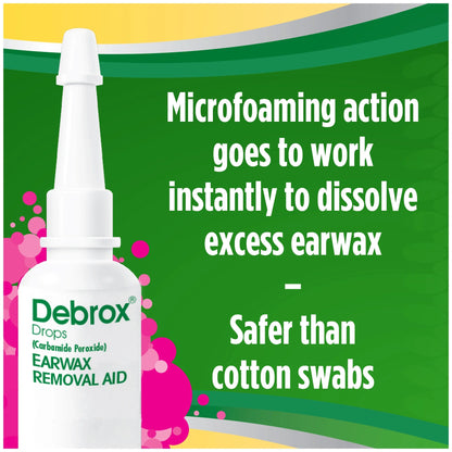 Ear Wax Removal Kit, Ear Cleaning Rubber Bulb Syringe and 0.5 Fl Oz Ear Wax Removal Drops